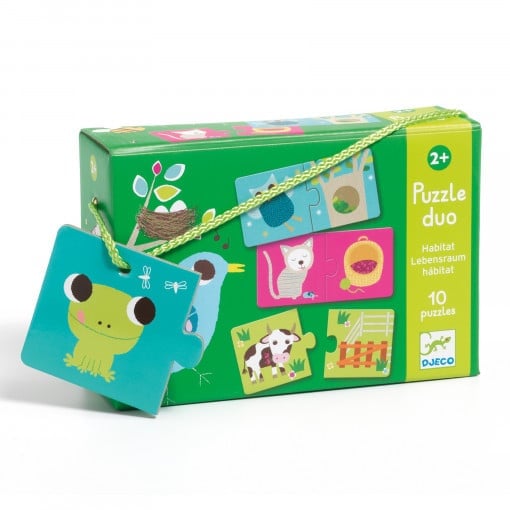 Puzzle duo Habitat, Djeco [4]