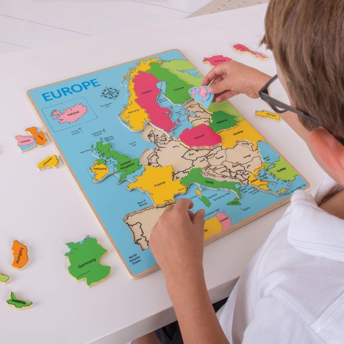 Puzzle incastru harta Europei [8]