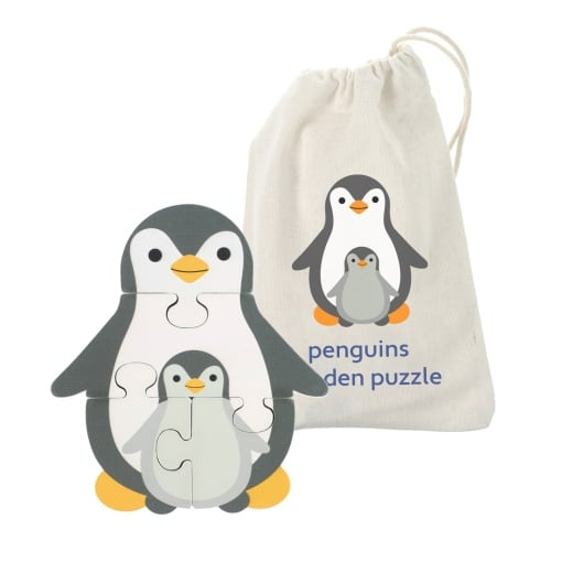Puzzle Pinguin din lemn, Orange Tree Toys [4]