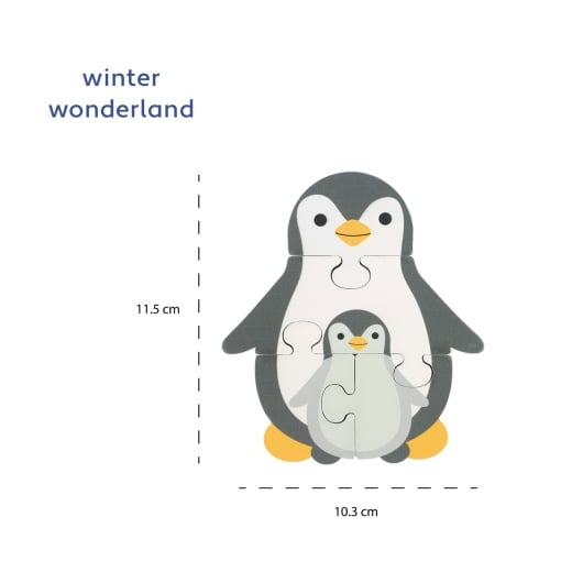 Puzzle Pinguin din lemn, Orange Tree Toys [5]