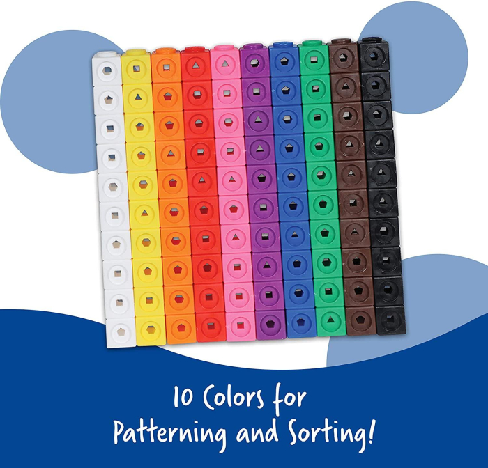 Set 100 piese MathLink® - Cuburi de construit si numarat [3]