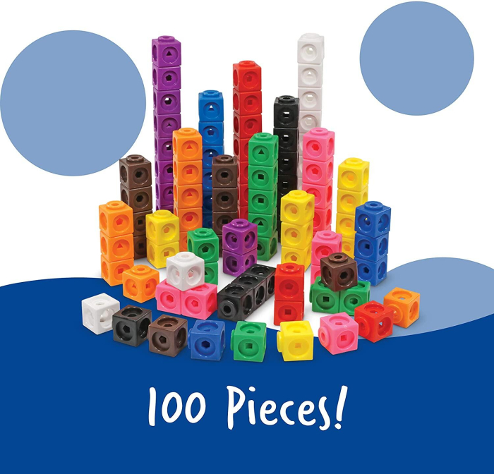 Set 100 piese MathLink® - Cuburi de construit si numarat [2]
