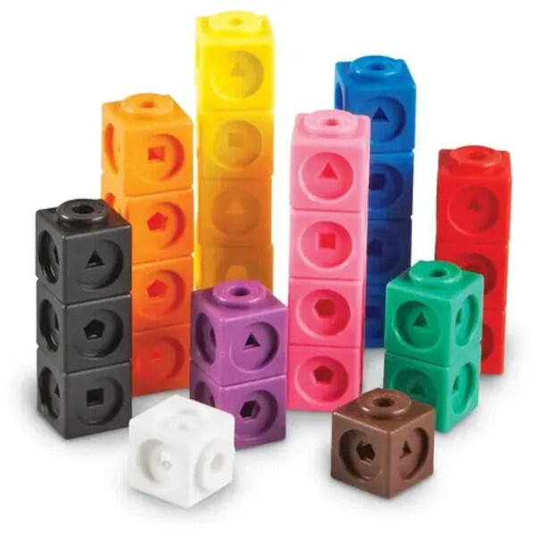 Set 100 piese MathLink® - Cuburi de construit si numarat [6]