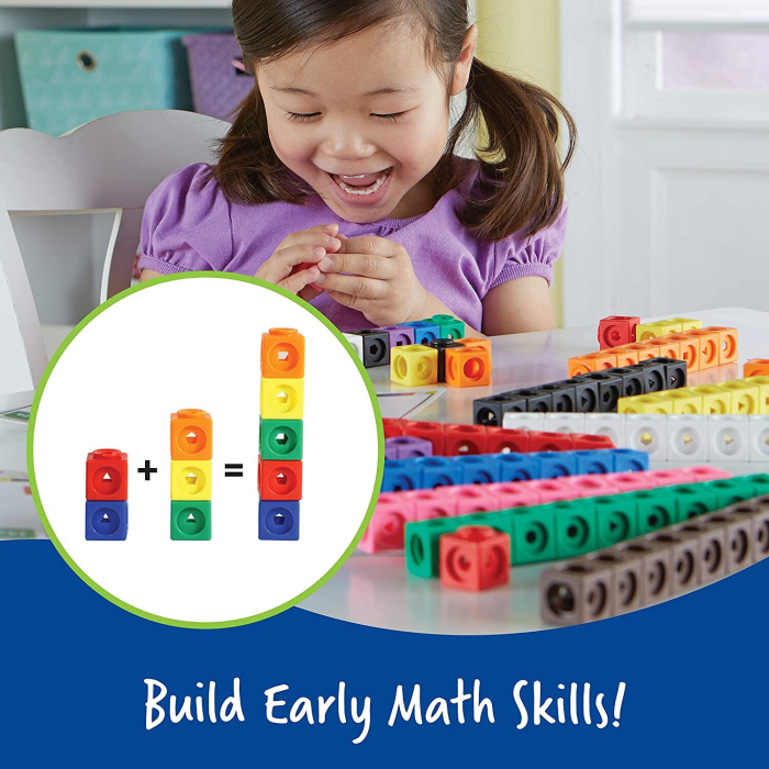 Set 100 piese MathLink® - Cuburi de construit si numarat [4]
