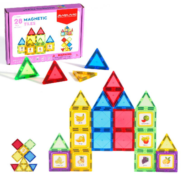Set de constructie magnetic 3D - 28 piese [3]