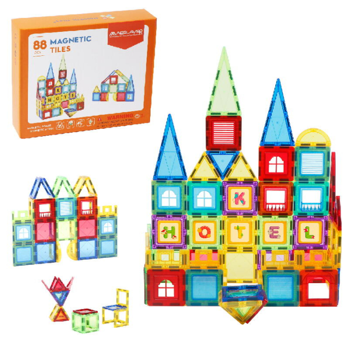 Set de constructie magnetic 3D - 88 piese [3]