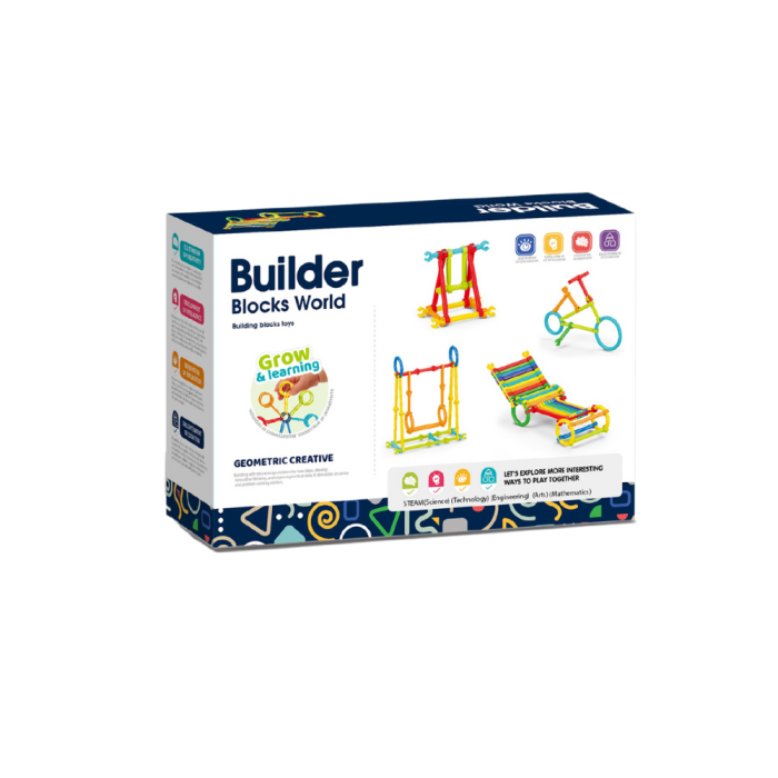 Set de constructie STEAM - Micutul inginer (210 piese) [3]
