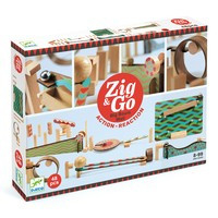 Set de constructie trasee Zig & Go Big Boom 48 piese, Djeco [1]