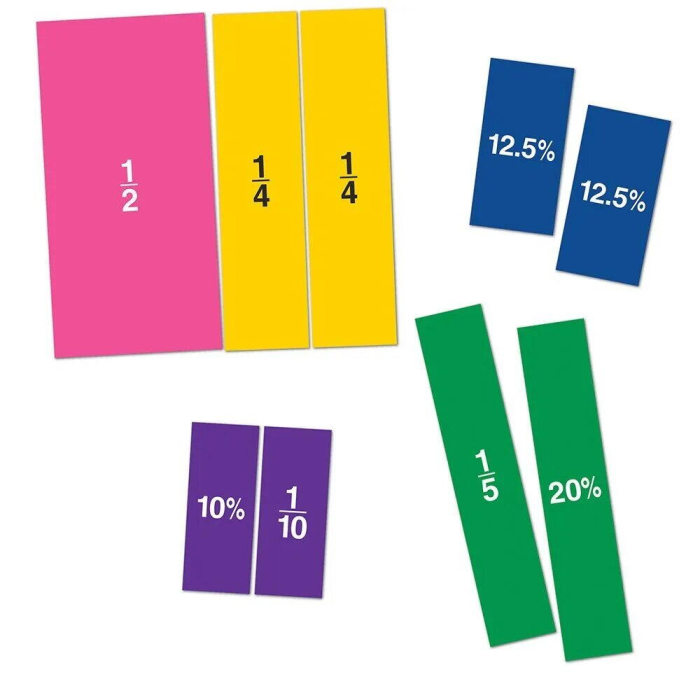Set magnetic cu fractii - Patrate [4]
