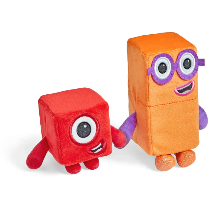 Set mascote din plus Numberblocks - Unu & Doi [4]