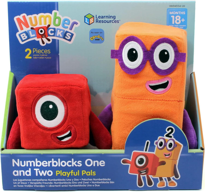 Set mascote din plus Numberblocks - Unu & Doi [7]