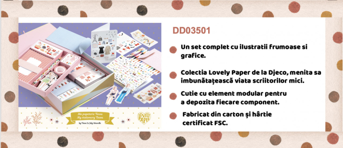 Set papetarie Tinou, Djeco [3]