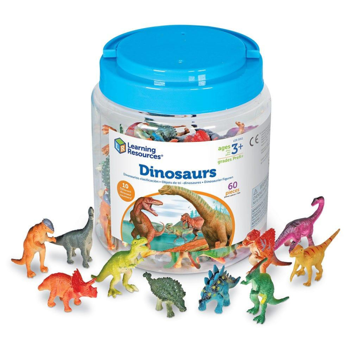 Set pentru sortat - Dinozauri jucausi (60 piese) [3]