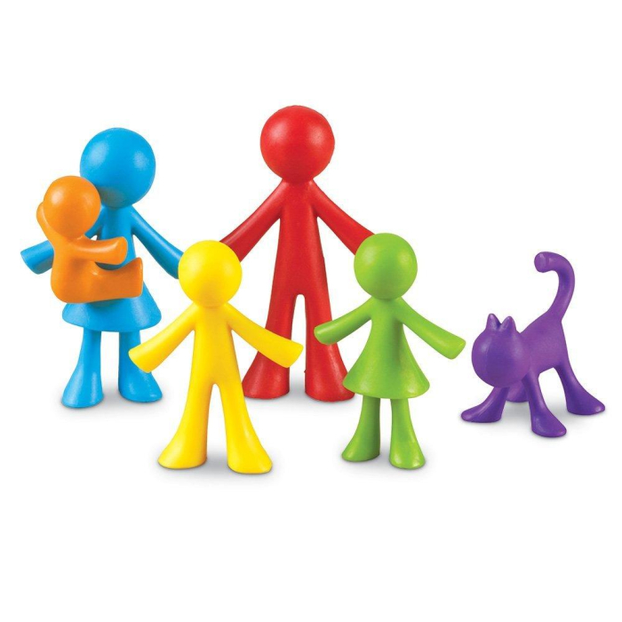 Set pentru sortat si numarat - Familia mea (72 piese) [3]