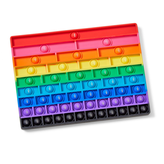 Tablita senzoriala cu fractii - Rainbow Fraction® [2]