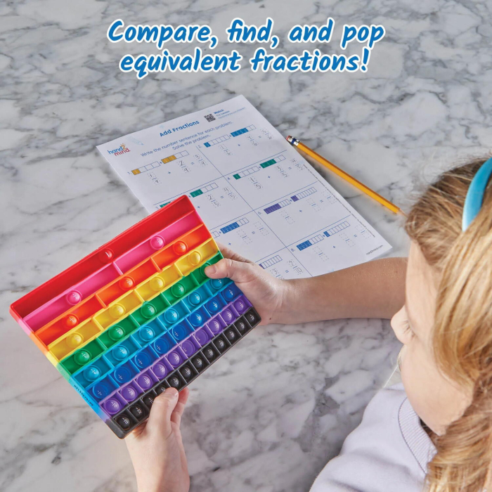 Tablita senzoriala cu fractii - Rainbow Fraction® [5]