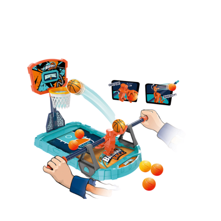 Jocuri de îndemanare - Arunca mingea la cosul de baschet (joc single )