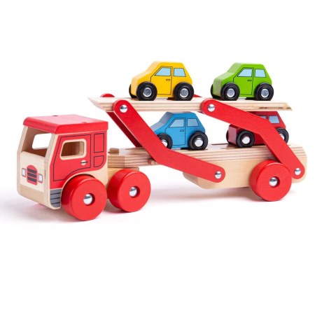 Vehicule - Camion cu platforma pentru masinute