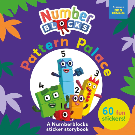 Cărți pentru copii - Carte cu abtibilduri Numberblocks - Palatul Modelelor