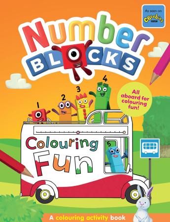 Cărți pentru copii - Carte cu activitati Numberblocks - Colorez & ma distrez