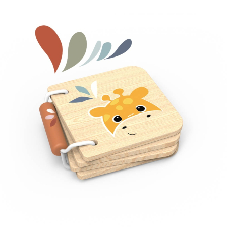 Cartea este ilustrată colorat și are teme simple, cum ar fi animale, culori și obiecte din viața de zi cu zi – pentru a sprijini dezvoltarea limbajului, recunoașterea vizuală și motricitatea fină. Beb [2]