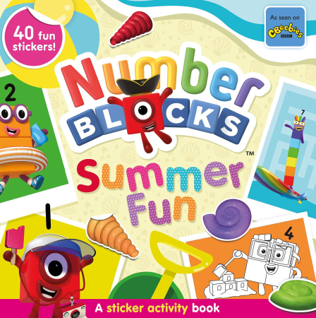 Cărți pentru copii - Carticica cu abtibilduri Numberblocks - Summer Fun