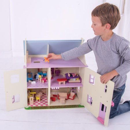 Casuta din lemn pentru papusi - Rose [1]