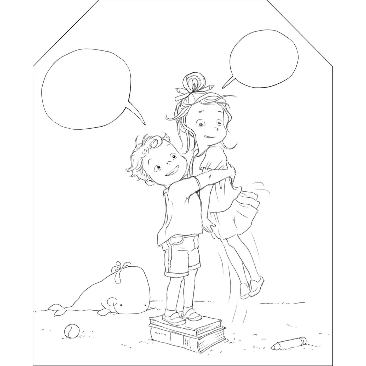 Colorăm cu Ema și Eric. Carte de colorat [2]