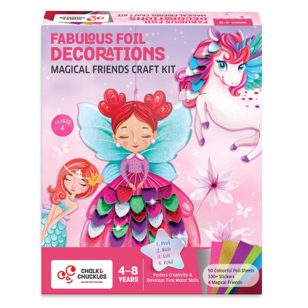 Arta si Creativitate - Decoratiuni cu folii de transfer - Prieteni magici