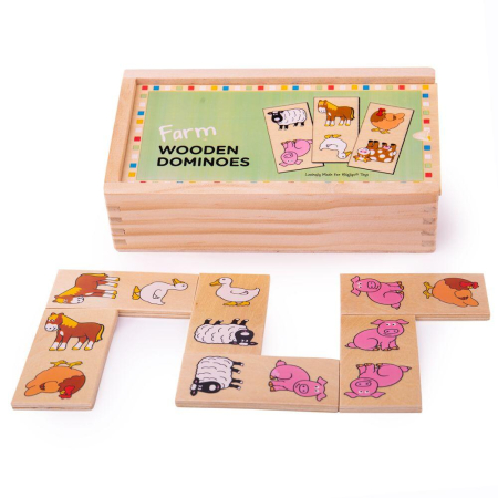 Jocuri de logica - Domino pentru copii - Ferma