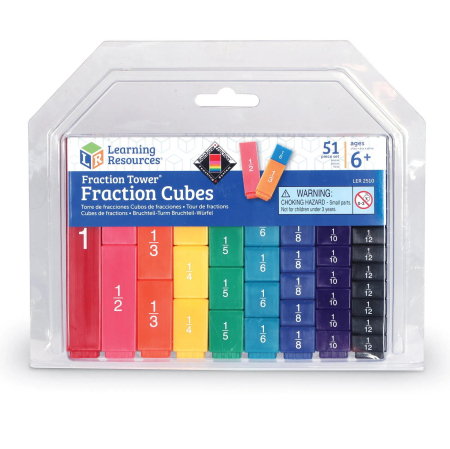Jocuri matematice - Fraction Tower® - Cuburi cu fractii