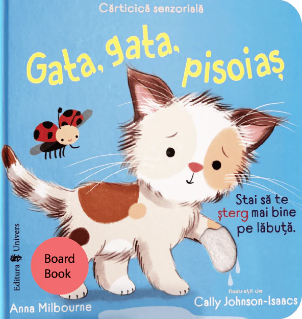 Board books - Gata, gata, pisoiaș - carte senzorială