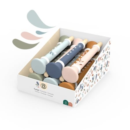 Jucării Montessori - Instrument muzical Mini-trompeta pentru copii, Speedy Monkey