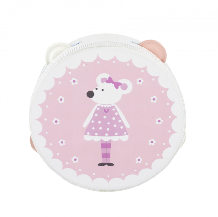 Jucării Montessori - Instrument muzical tamburina, Orange Tree Toys