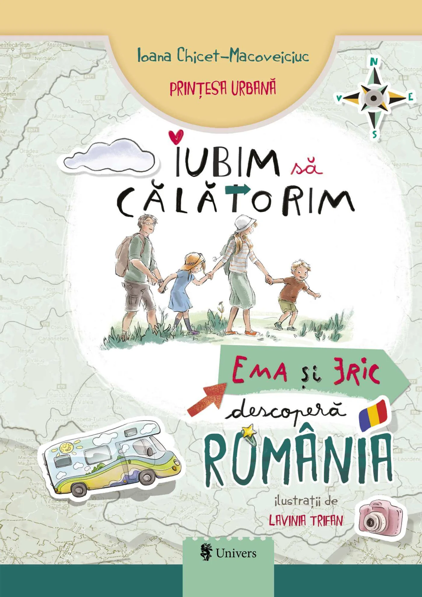 Cărți pentru copii - Iubim să călătorim. Ema și Eric descoperă România (reeditare)