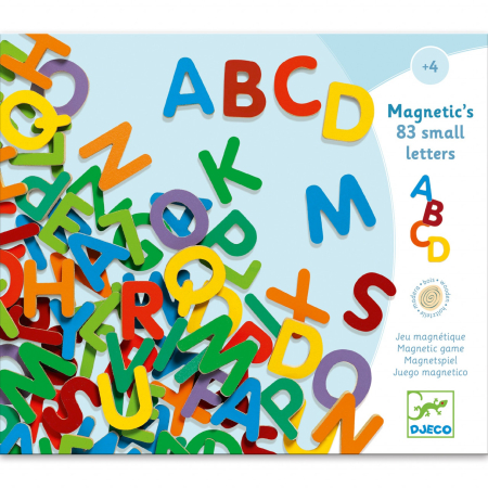 Joc cu magneti 83 Litere colorate, Djeco [1]
