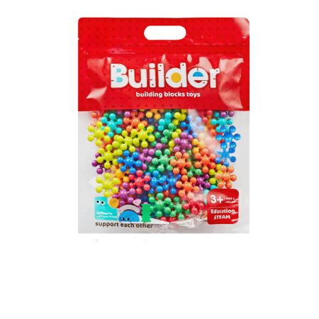 Jocuri de construit - Joc de constructie STEAM - Floricele colorate (90 piese)