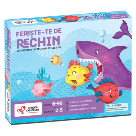 Jocuri de masa - Joc de indemanare- Fereste-te de rechin!