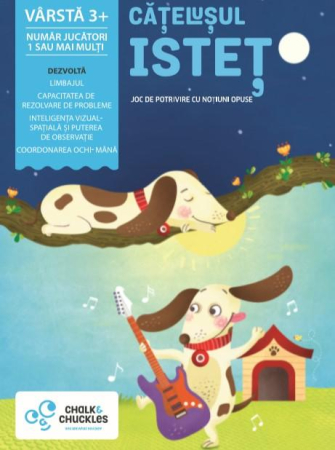 Jocuri de masa - Joc de potrivire  - Catelusul istet