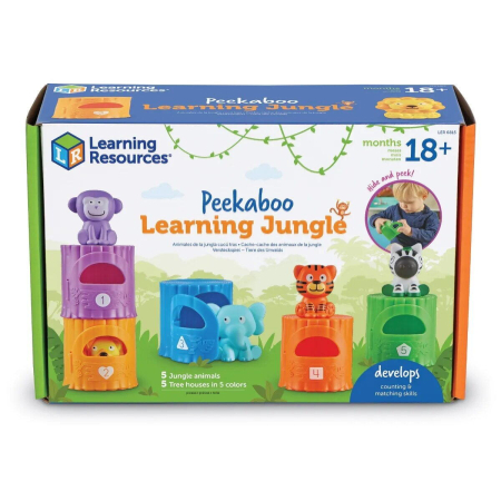 Jocuri de logica - Joc de sortat si numarat - Prietenii din jungla