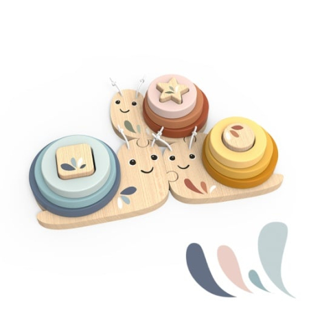 Jucării Montessori - Joc educativ Melcul, Speedy Monkey