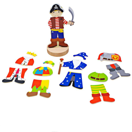 Dezvoltarea imaginatiei - Joc magnetic - Costume de carnaval