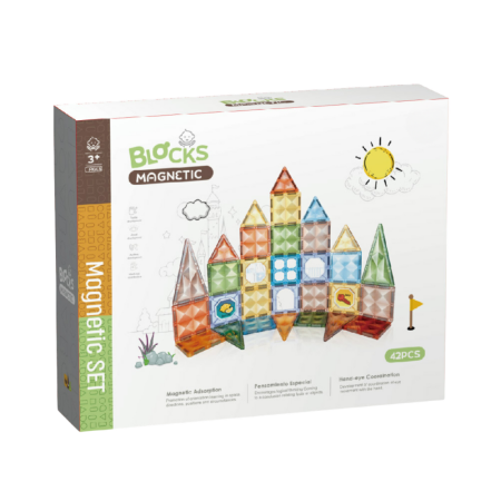 Jocuri magnetice - Joc magnetic Diamond - 42 piese (7.5 cm)