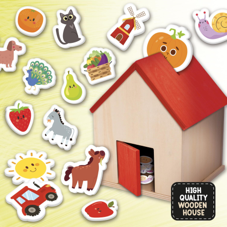 Joc Montessori din lemn - La ferma [1]