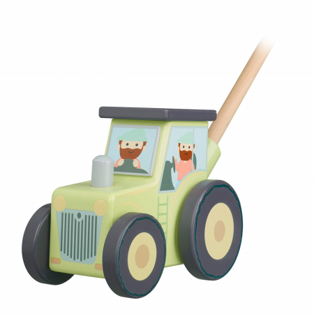 Jucarie de impins tractor, Orange Tree Toys [3]