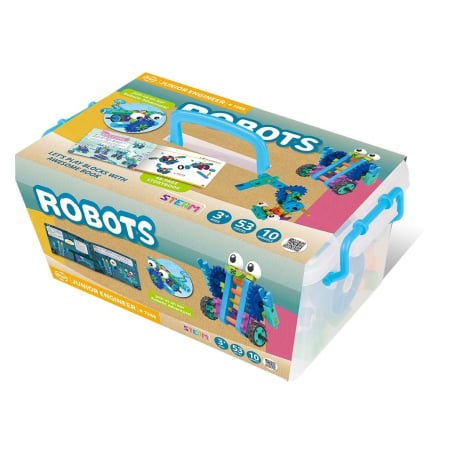 STEM - Kit STEM de construit roboti, Genius Toy