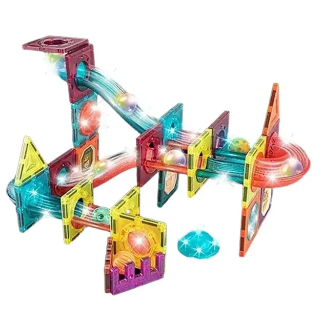 Labirintul meu magnetic cu lumini - 65 piese (7.5 cm) [1]