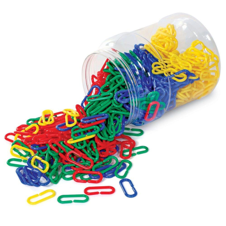 Jocuri matematice - Linknlearn - verigi 4 culori set 500