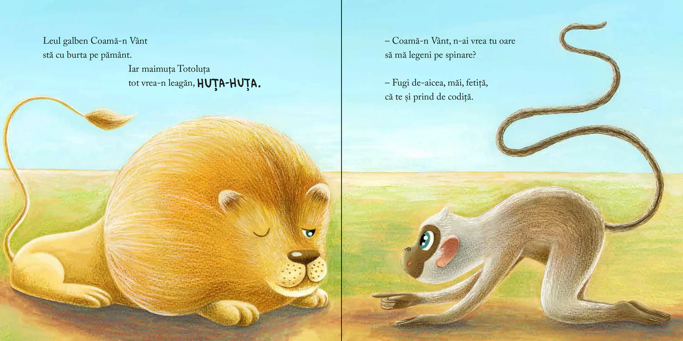 Maimuțica Totoluța vrea să se dea Huța-Huța [1]