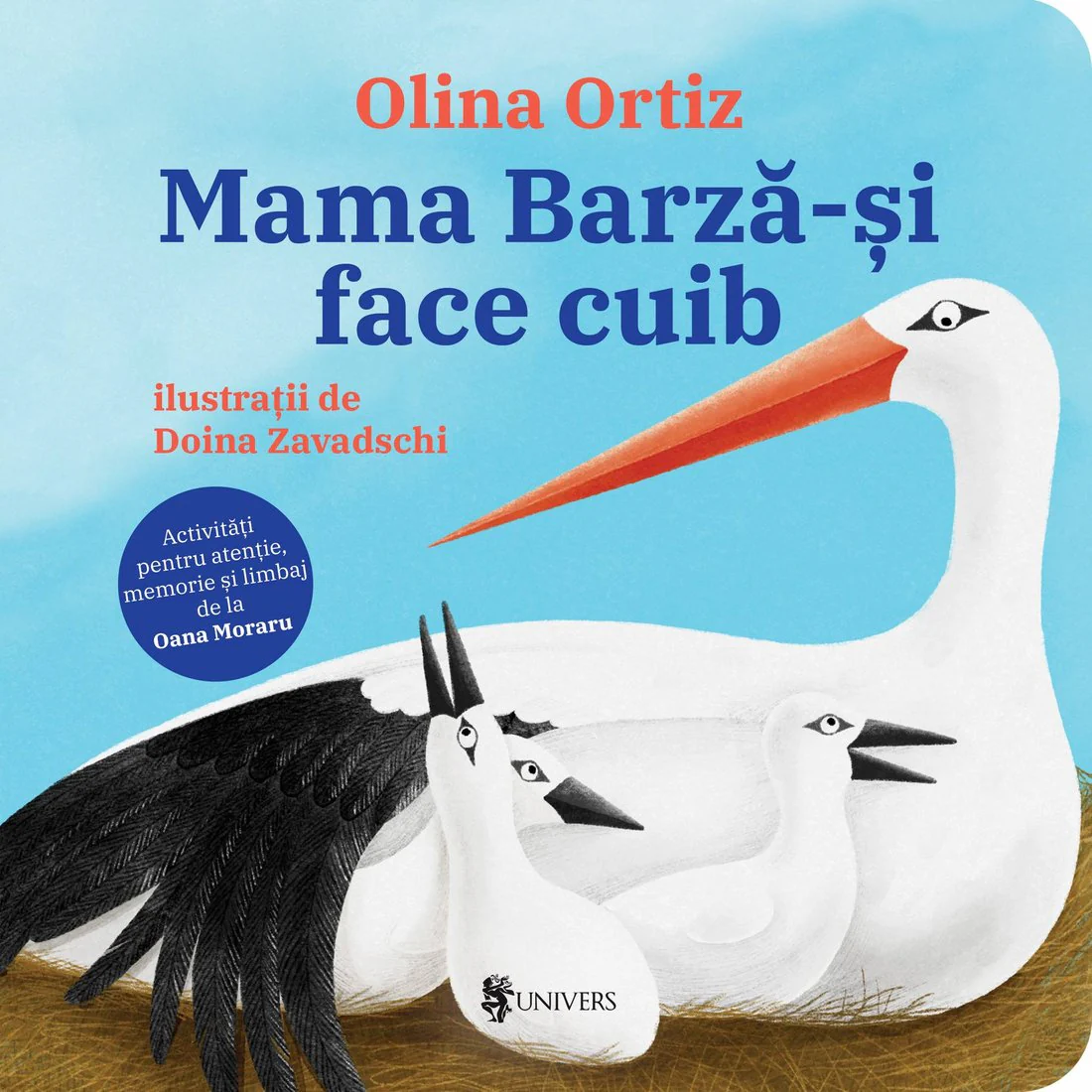 Cărți pentru copii - Mama Barză-și face cuib